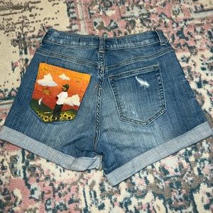 hand painted tyler the creator shorts S
